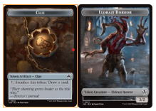 Clue // Eldrazi Horror Double-Sided Token